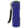 Flashlight - 9 Led with Black Strap - Blue